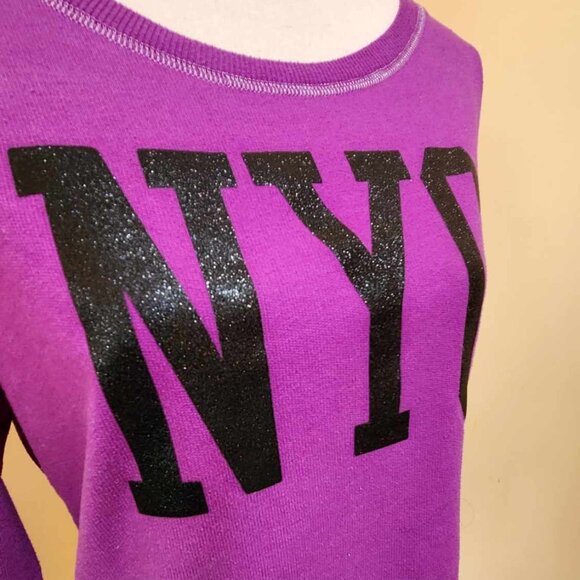 NYC glitter lightweight sweatshirt - Picture 3 of 5